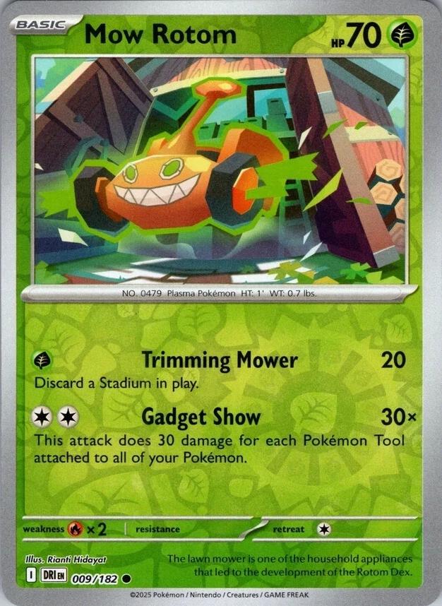 Mow Rotom [Reverse Holo] #9 Pokemon Destined Rivals