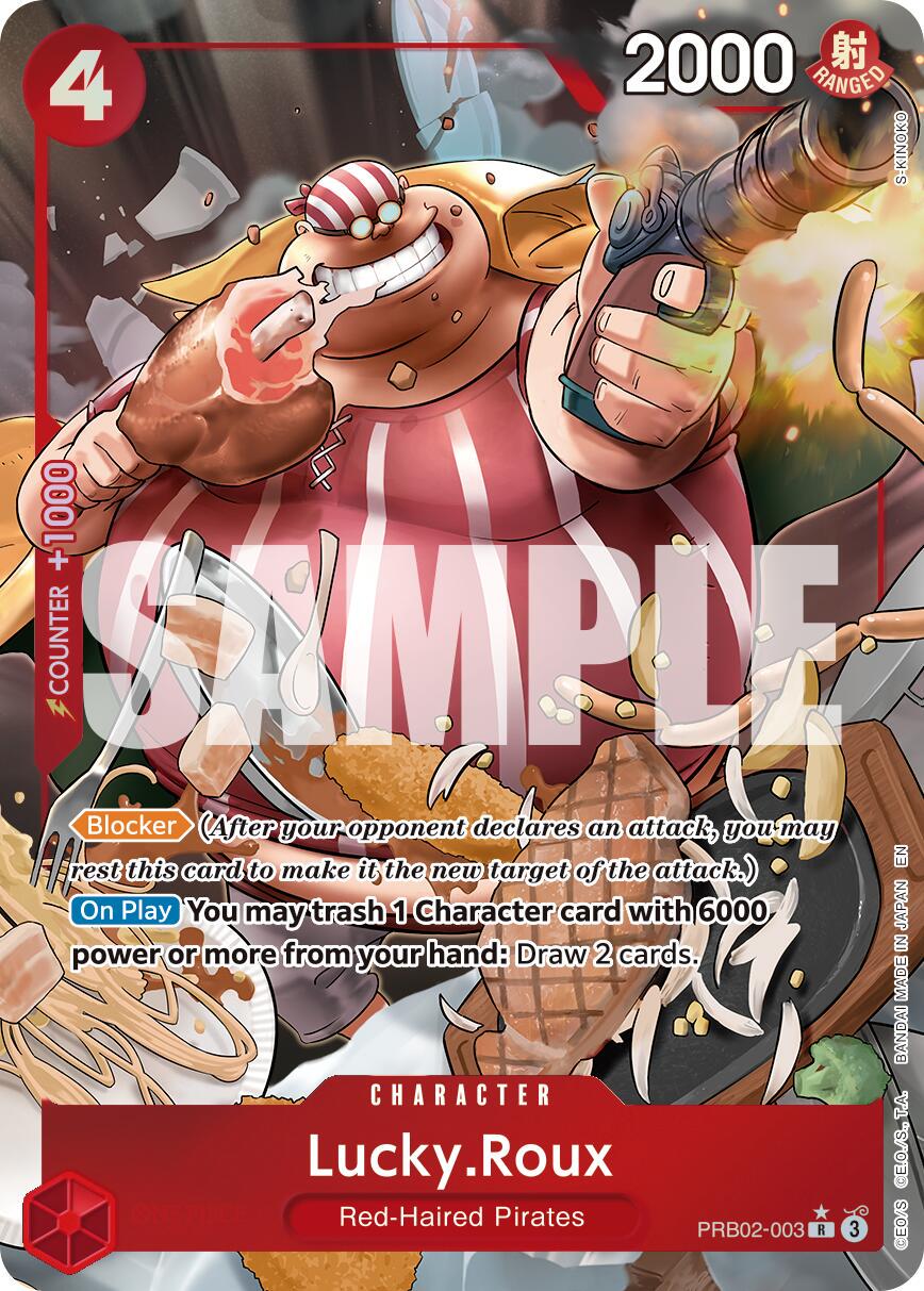 Lucky.Roux [Alternate Art] PRB02-003 One Piece Premium Booster 2