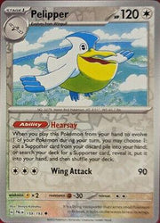 Pelipper [Reverse Holo] #159 Pokemon Paldea Evolved