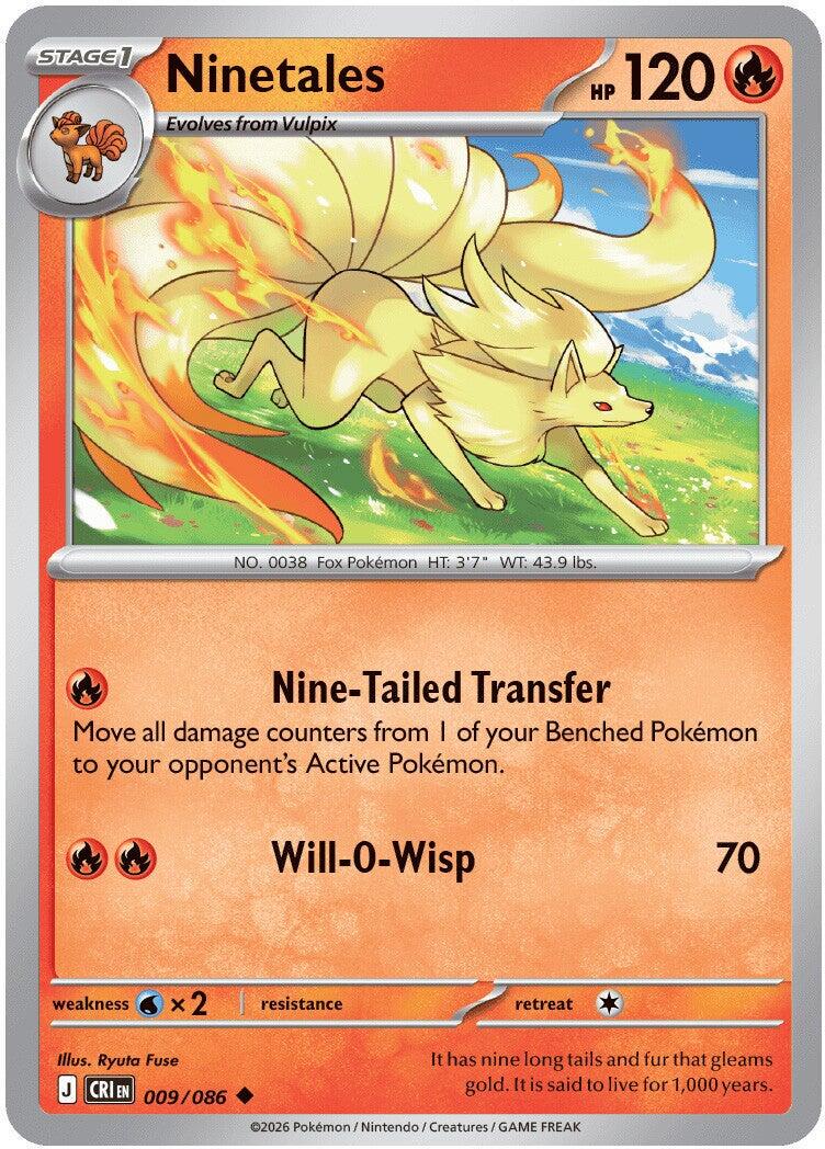 Ninetales #9 Pokemon Chaos Rising