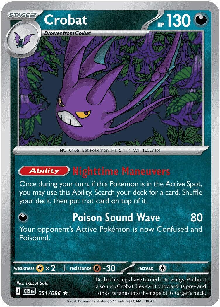 Crobat #51 Pokemon Chaos Rising