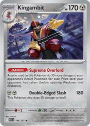 Kingambit #148 Pokemon Ascended Heroes HOLO