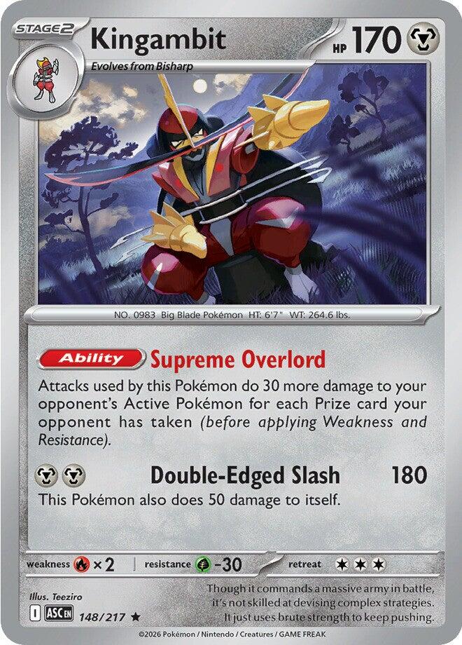 Kingambit #148 Pokemon Ascended Heroes HOLO