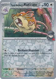 Team Rocket's Raticate [Reverse Holo] #148 Pokemon Destined Rivals
