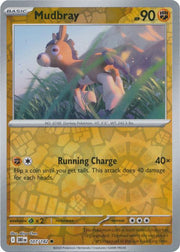 Mudbray [Reverse Holo] #107 Pokemon Destined Rivals