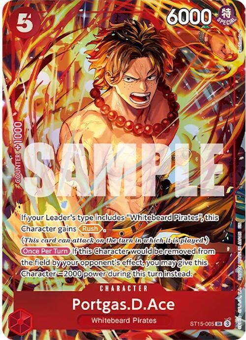 Portgas.D.Ace [Illustration Box Vol. 5] ST15-005 One Piece Starter Deck 15: Edward Newgate