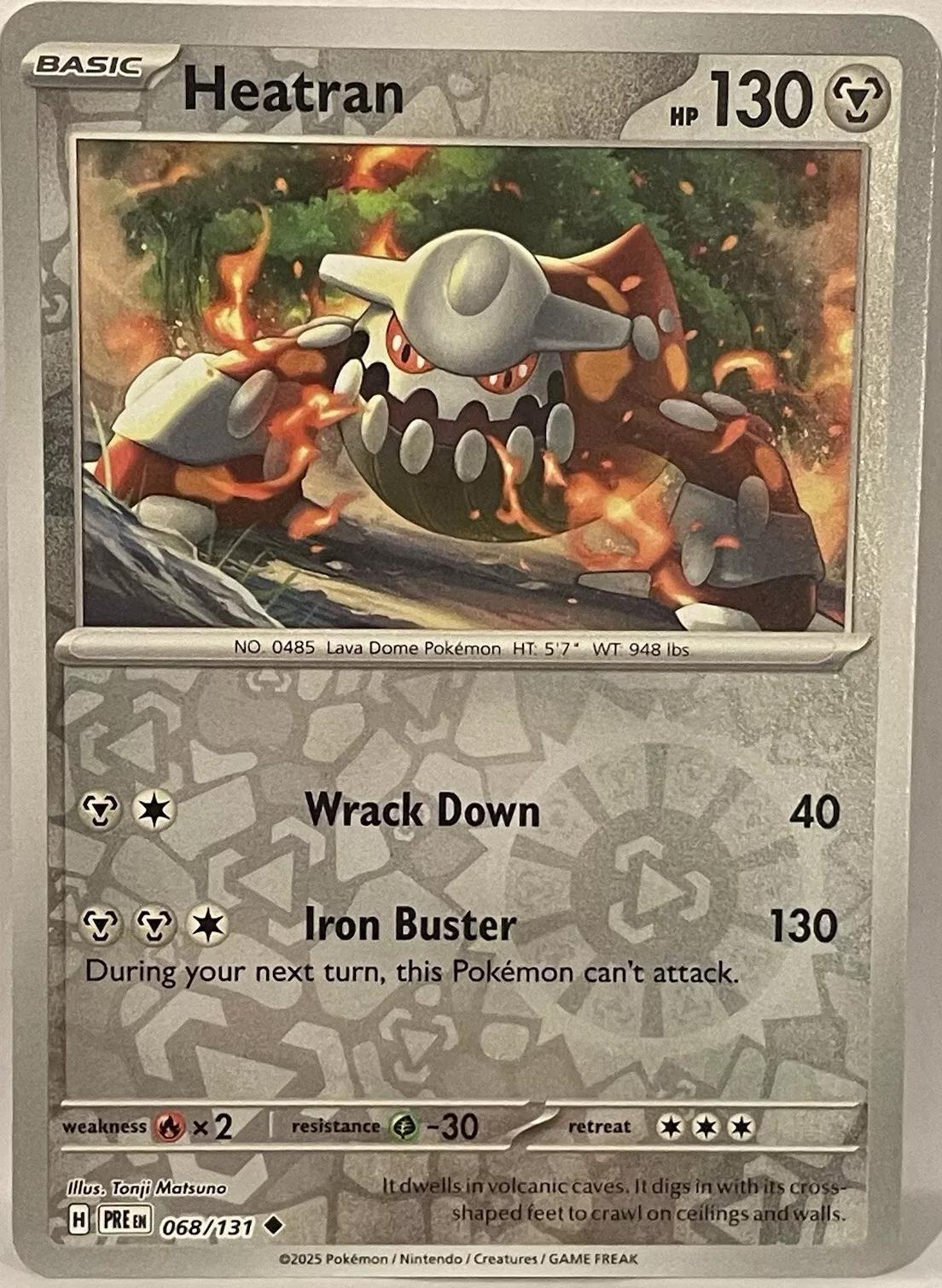 Heatran [Reverse] #68 Pokemon Prismatic Evolutions