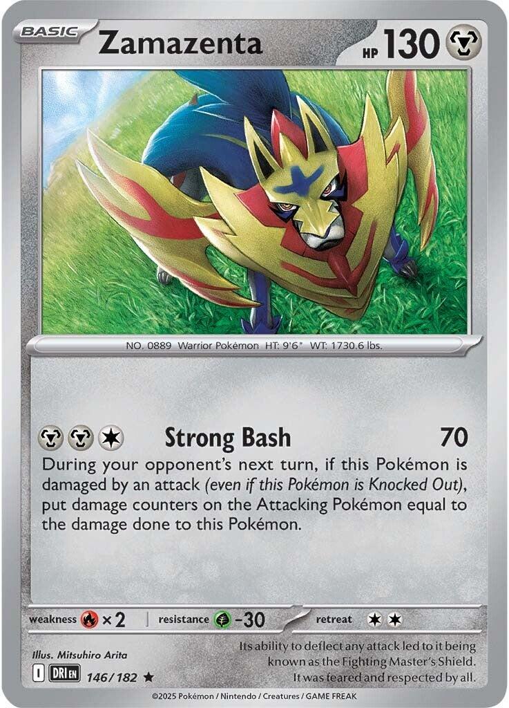 Zamazenta #146 Pokemon Destined Rivals HOLO