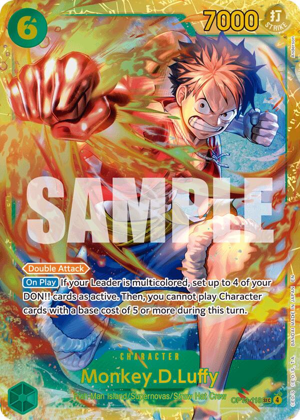 Monkey.D.Luffy OP13-118 One Piece Carrying on His Will