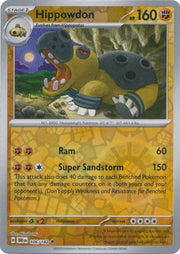 Hippowdon [Reverse Holo] #106 Pokemon Destined Rivals