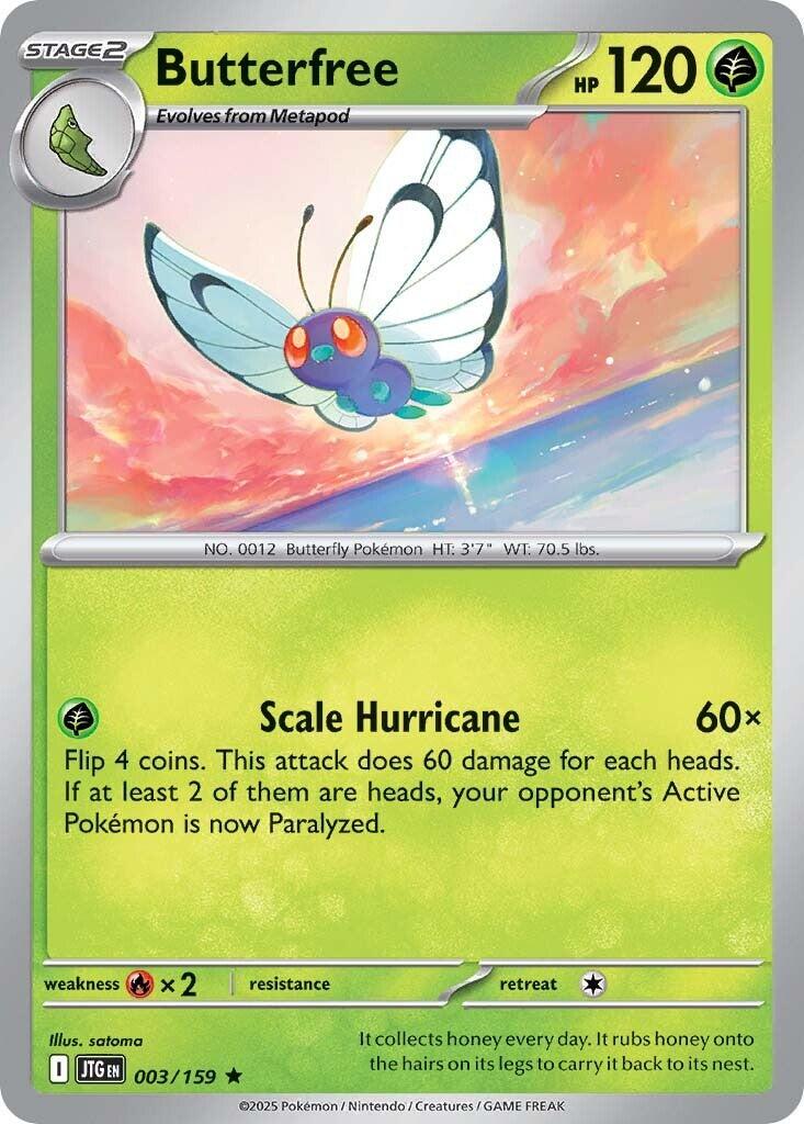 Butterfree #3 Pokemon Journey Together HOLO