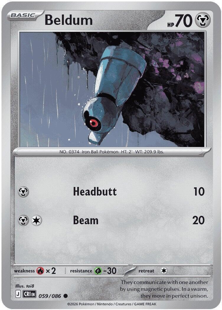 Beldum #59 Pokemon Chaos Rising