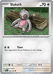 160/193 Slakoth - Paldea Evolved by Poké Zen DXB on MYNTED