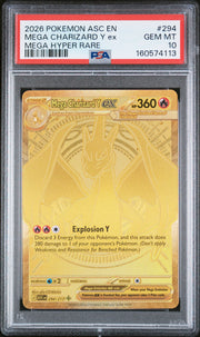 PSA 10 MEGA CHARIZARD Y ex MEGA HYPER RARE