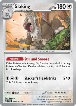 162/193 Slaking - Paldea Evolved by Poké Zen DXB on MYNTED