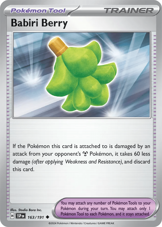 163/191 Babiri Berry - Surging Sparks by Poké Zen DXB on MYNTED