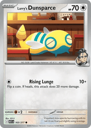 163/217 Larry's Dunsparce - Ascended Heroes by Poké Zen DXB on MYNTED