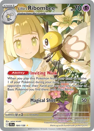164/159 Lillie's Ribombee - Journey Together by Poké Zen DXB on MYNTED