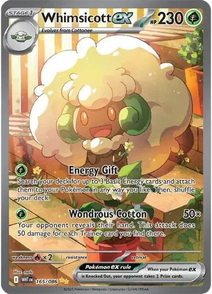165/086 Whimsicott ex - White Flare by Poké Zen DXB on MYNTED