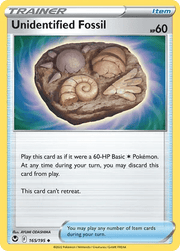 165/195 Unidentified Fossil - Silver Tempest by Poké Zen DXB on MYNTED