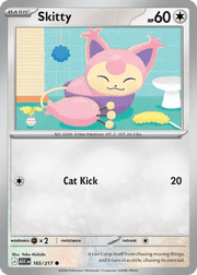 165/217 Skitty - Love Ball Pattern Reverse Holo - Ascended Heroes by Poké Zen DXB on MYNTED