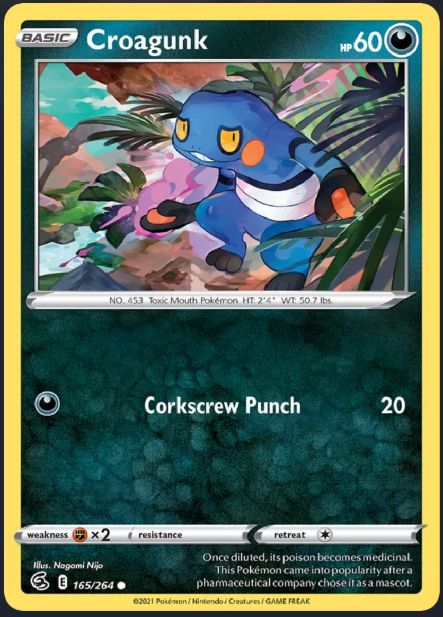 165/264 Croagunk - Fusion Strike by Poké Zen DXB on MYNTED