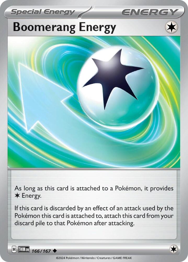 166/167 · Boomerang Energy · Normal (TWM) by Dusk TCG on MYNTED