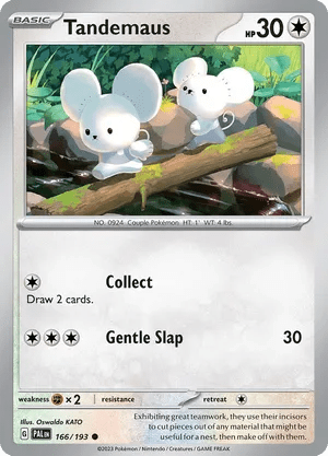 166/193 Tandemaus - Paldea Evolved by Poké Zen DXB on MYNTED