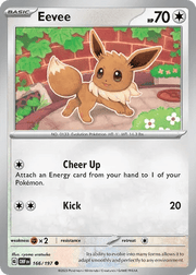 166/197 Eevee - Reverse Holo - Obsidian Flames by Poké Zen DXB on MYNTED