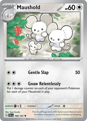 168/193 Maushold - Paldea Evolved by Poké Zen DXB on MYNTED