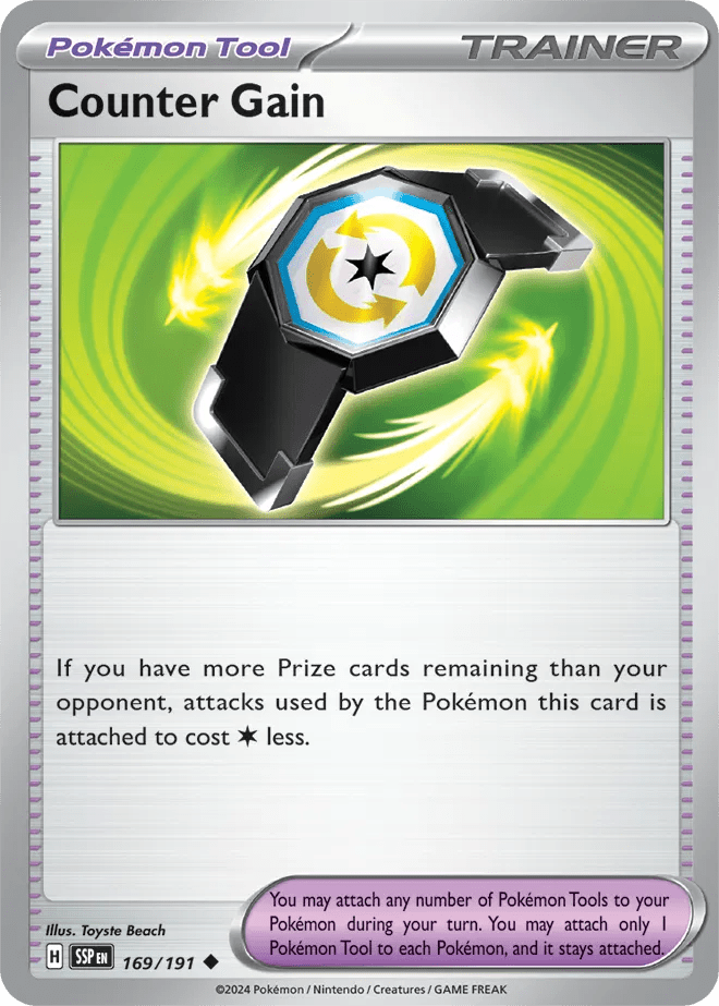 169/191 Counter Gain - Surging Sparks by Poké Zen DXB on MYNTED