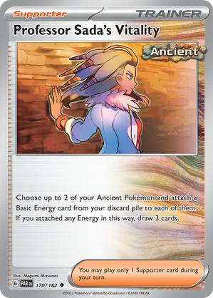 170/182 Professor Sada’s Vitality - Paradox Rift by Poké Zen DXB on MYNTED