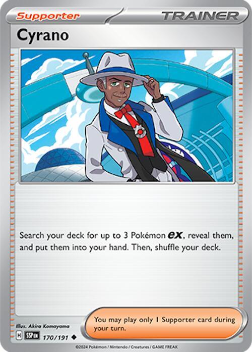 170/191 Cyrano Normal Trainer Supporter · Surging Sparks (SSP) by PokeMarsi on MYNTED