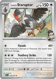 170/217 Larry's Staraptor - Poké Ball Pattern Reverse Holo - Ascended Heroes by Poké Zen DXB on MYNTED