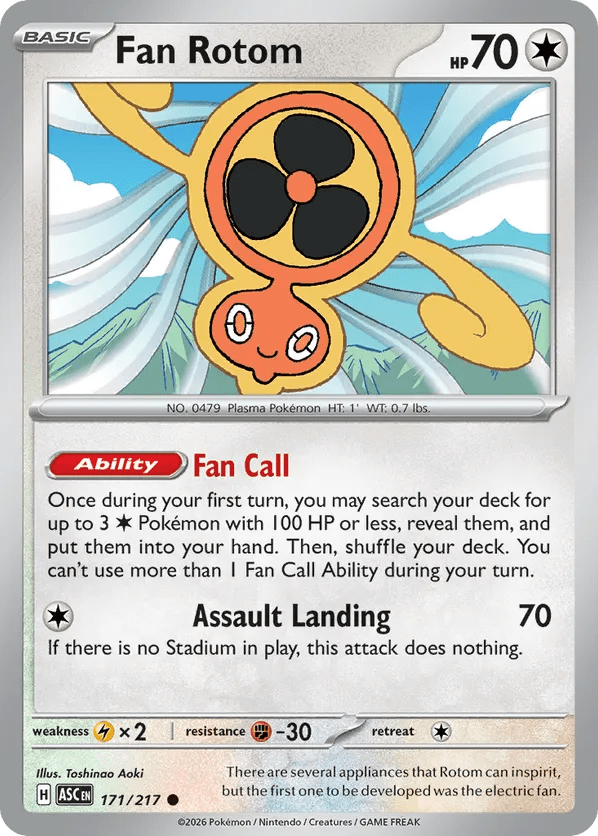 171/217 Fan Rotom - Ascended Heroes by Poké Zen DXB on MYNTED
