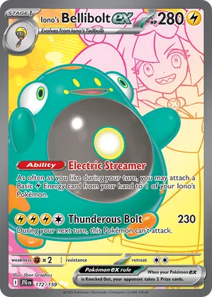 172/159 Iono's Bellibolt ex - Journey Together by Poké Zen DXB on MYNTED