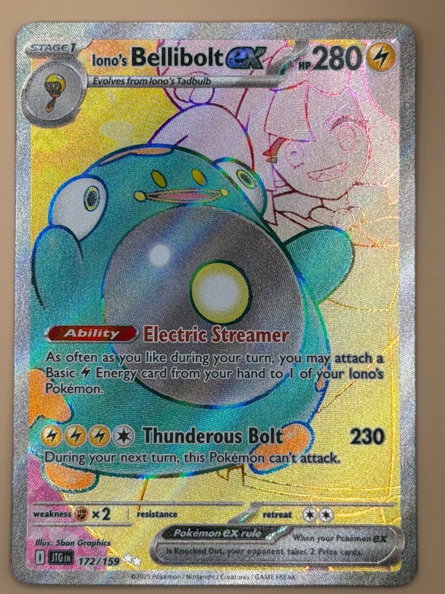 172/159 Iono's Bellibolt ex - Journey Together by Poké Zen DXB on MYNTED