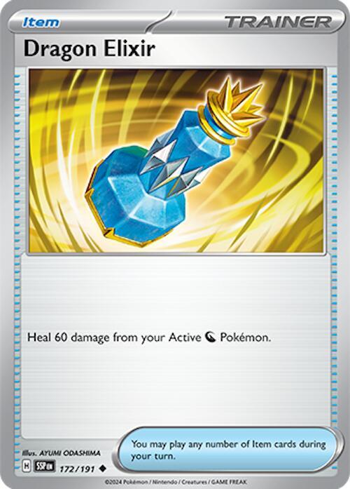 172/191 Dragon Elixir Reverse Holo Trainer Item · Surging Sparks (SSP) by PokeMarsi on MYNTED