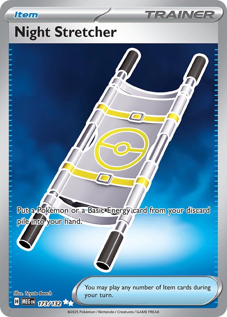Night Stretcher · Mega Evolution (MEG) 173 Trainer by PokeMarsi on MYNTED