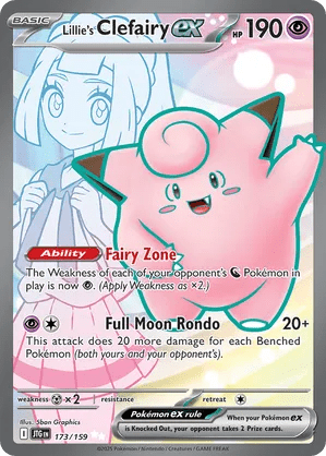 173/159 Lillie's Clefairy ex - Journey Together by Poké Zen DXB on MYNTED