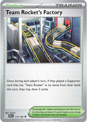 173/182 · Team Rocket's Factory Trainer Stadium · Normal (DRI) by PokeMarsi on MYNTED