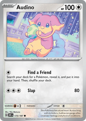 173/197 Audino - Obsidian Flames by Poké Zen DXB on MYNTED