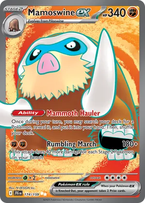 174/159 Mamoswine ex - Journey Together by Poké Zen DXB on MYNTED