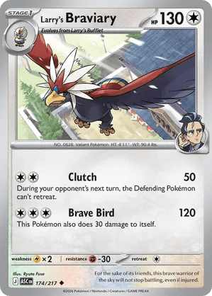 174/217 Larry's Braviary - Ascended Heroes by Poké Zen DXB on MYNTED