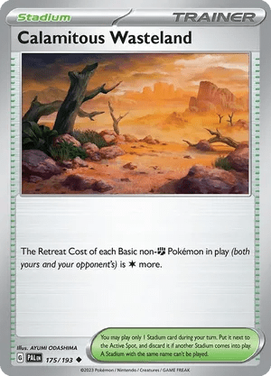 175/193 Calamitous Wasteland - Paldea Evolved by Poké Zen DXB on MYNTED
