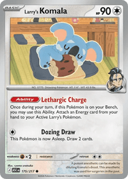 175/217 Larry's Komala - Ascended Heroes by Poké Zen DXB on MYNTED