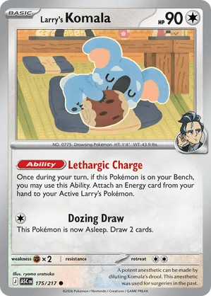 175/217 Larry's Komala - Ascended Heroes by Poké Zen DXB on MYNTED