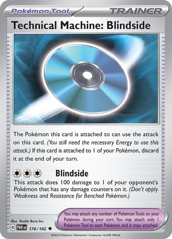 176/182 Technical Machine: Blindside Normal · Paradox Rift (PAR) by PokeMarsi on MYNTED