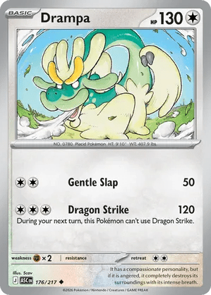 176/217 Drampa - Ascended Heroes by Poké Zen DXB on MYNTED