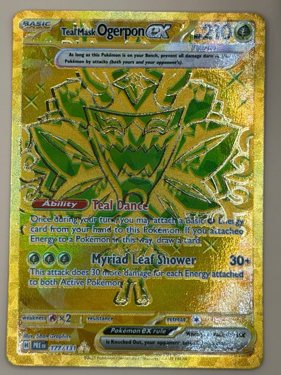 177/131 Teal Mask Ogerpon ex - Prismatic Evolutions by Poké Zen DXB on MYNTED